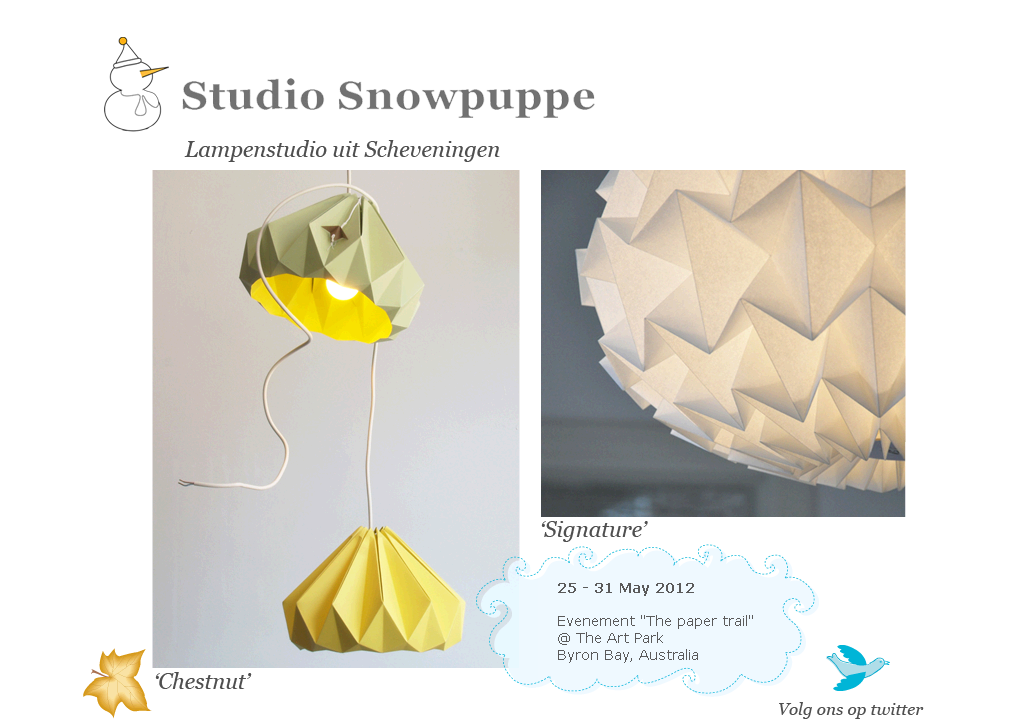 Paper Lampshades by Studio Snowpuppe