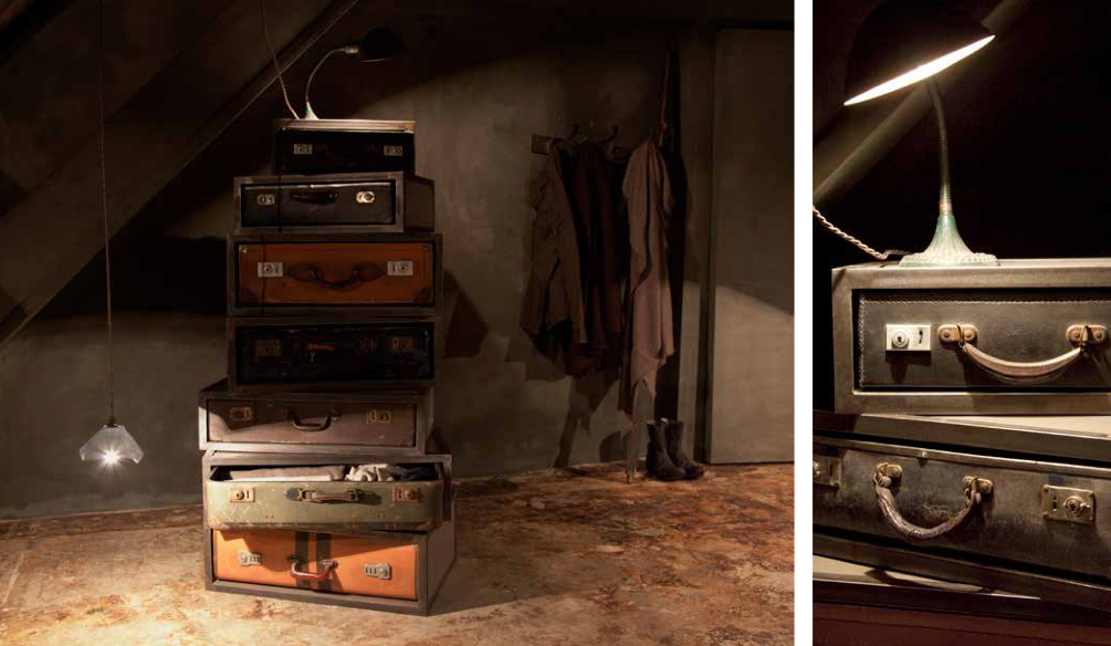 Suitcase Stack & DetailThe Chalk Room | ©JAMESPLUMB 2012