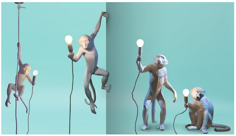 Monkey Lamp – Appesa Marcantonio Raimondi Malerba, per Seletti 